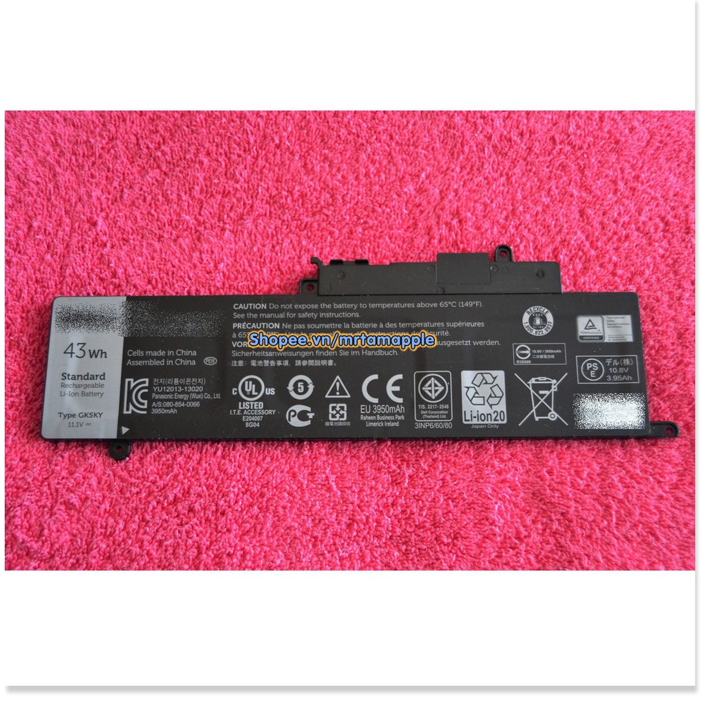 [Loại Tốt] Pin Laptop DELL INSPIRON 14-7347 (ZIN) - 3 CELL - Inspiron 13-3000 3147 3148 3152 7347 7348 7352, GK5KY 04K8Y