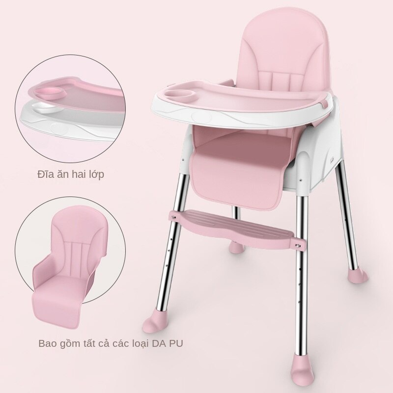 Ghế ngồi bàn ăn của em bé có nhân lực ghế ăn trên bếp BB