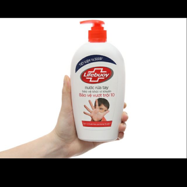 500ml Nước rửa tay diệt khuẩn Lifebuoy