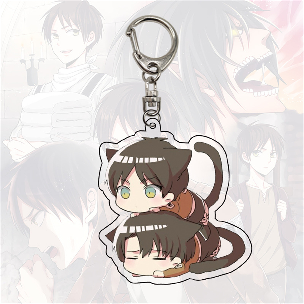 Móc Khóa Hình Nhân Vật Anime Attack On Titan