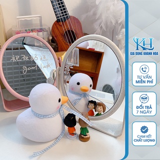 Gương trang điểm để bàn xoay 360 độ - kh091
