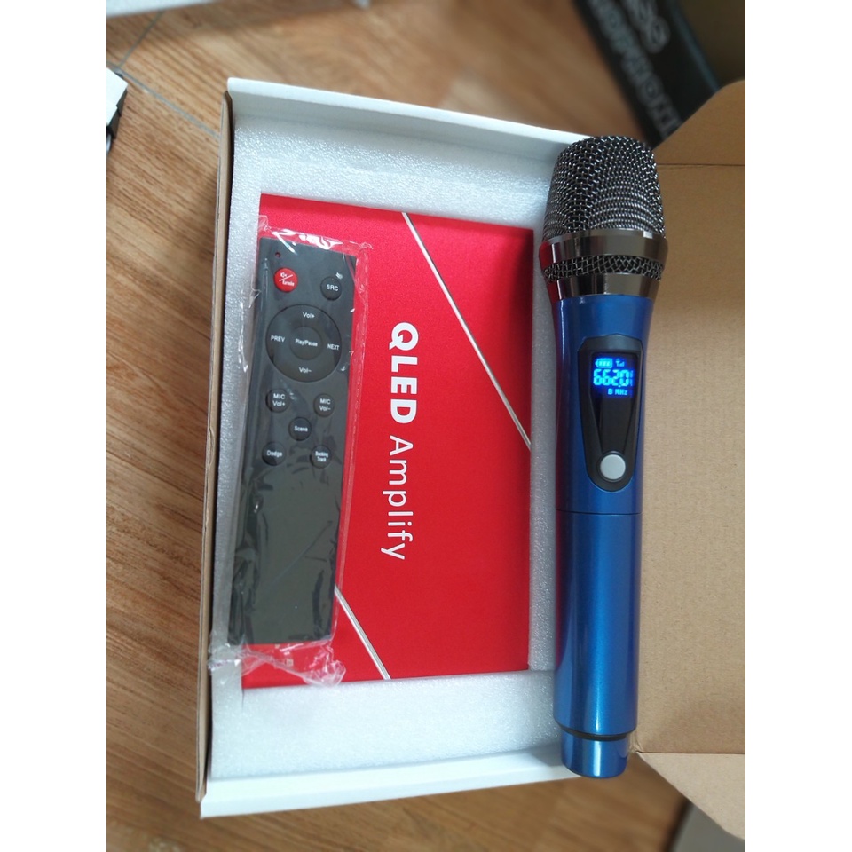 Bộ Amply DSP Kèm Mic Hát Karaoke Trên Xe Ô Tô Dùng Màn Hình Android Cắm Giắc Zin Không Phải Đấu Nối
