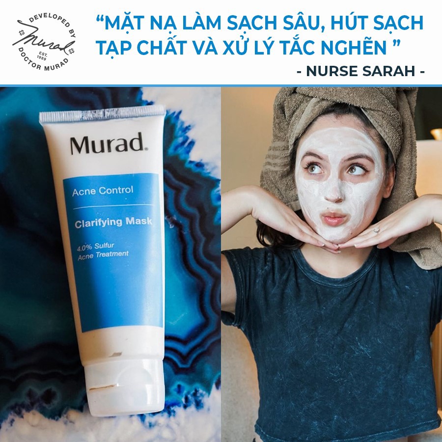 Murad Chính Hãng] Mặt Nạ Giảm Mụn, Dầu Murad Clarifying Mask | Shopee Việt Nam