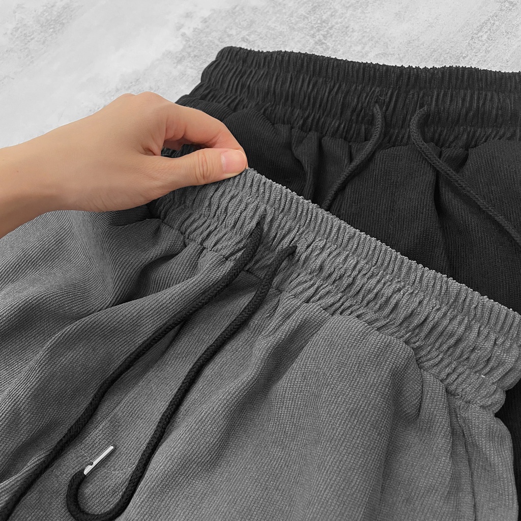 Quần short Corduroy Buttons, Quần cộc nam nữ khuy bấm, Local Brand ODIN CLUB