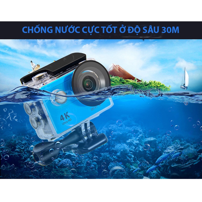 Camera Thể Thao, Camera Hành Trình 4K Wifi Eken H9R, Camera hành trình Eken Ultra HD Wifi quay video 4K.