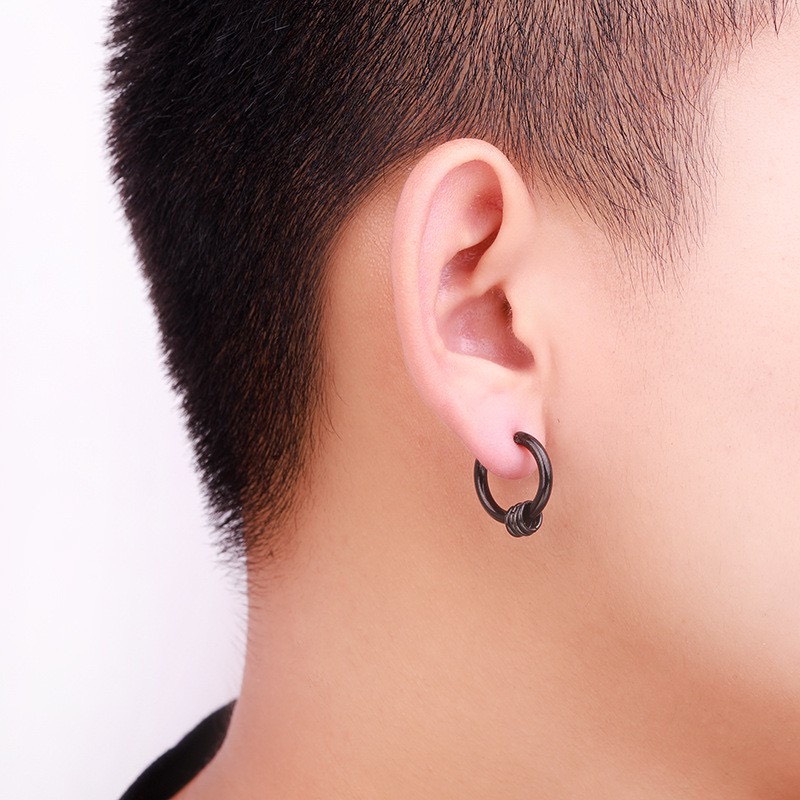 Khuyên Tai Kẹp Tròn Nam Nữ Bạc Không Cần Xỏ Lỗ  GIÁ 1 CHIẾC Đơn Giản Đẹp Nhỏ Xinh Cao Cấp - Hoa Tai Hipper - Maxshopdoc