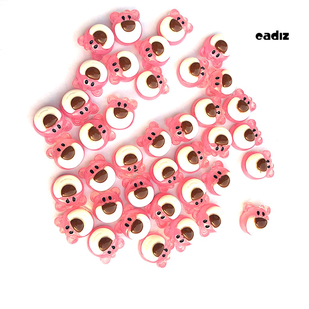 [Hàng mới về] Phụ kiện dán trang trí móng tay hình chú gấu hoạt họa đáng yêu