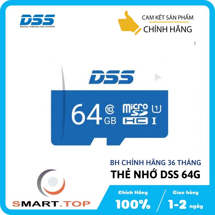 [FREESHIP] Thẻ Nhớ 64G | 32GB DSS Chính Hãng Cao Cấp - Bảo hành 1 đổi 1 Chính Hãng