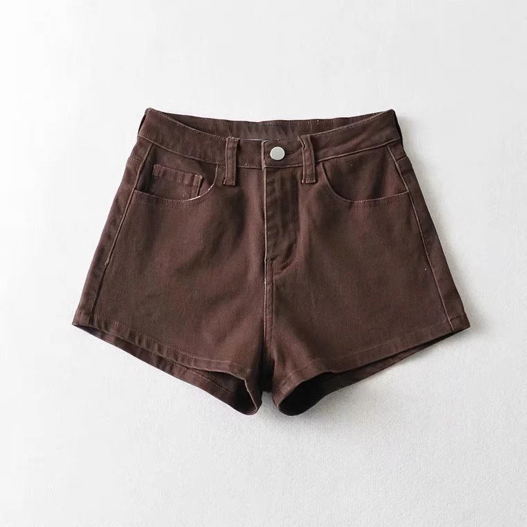 COZOK Quần Short denim Lưng Cao Form Ôm Kiểu Dáng Hợp Thời Trang