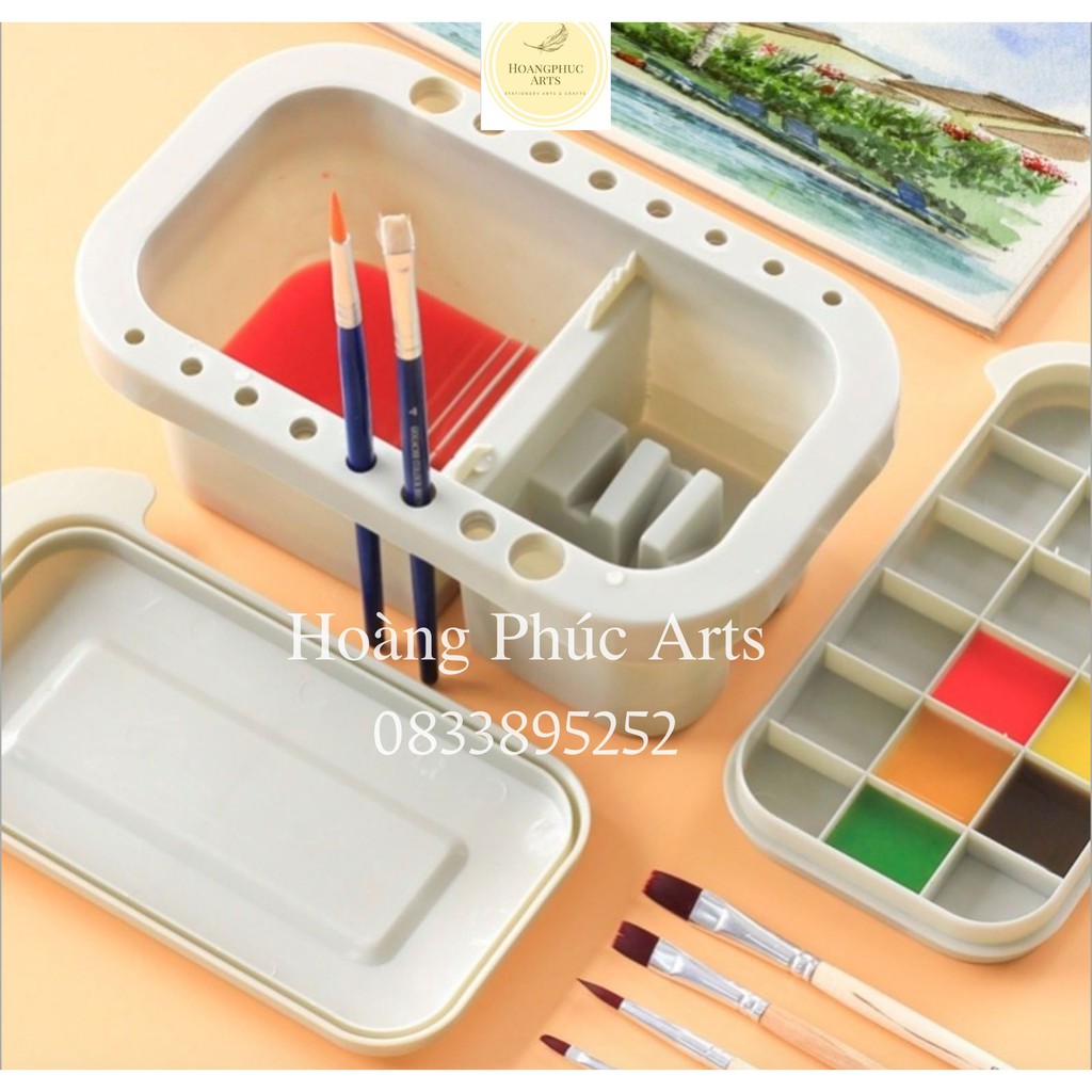 Xô rửa cọ MARIES, Xô rửa cọ MARIE’S hình chữ nhật Chính hãng