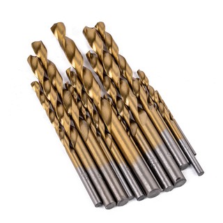 Set 13 Mũi Khoan Thép Gió Bọc Titanium Tốc Độ Cao 1.5-6.5mm
