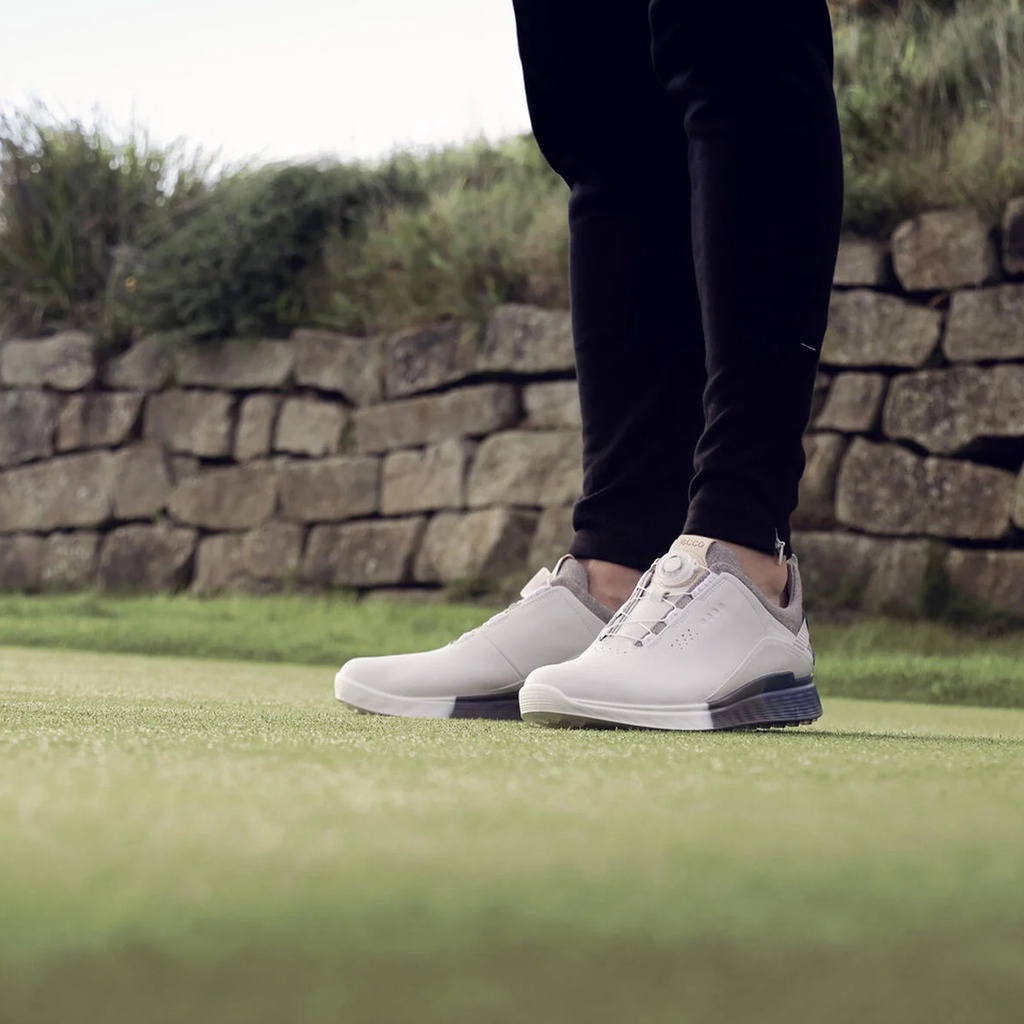 Giày Thể Thao Ecco golf s-three Bằng Da 100% Chống Thấm Nước Năng Động Cho Nam JF9Z