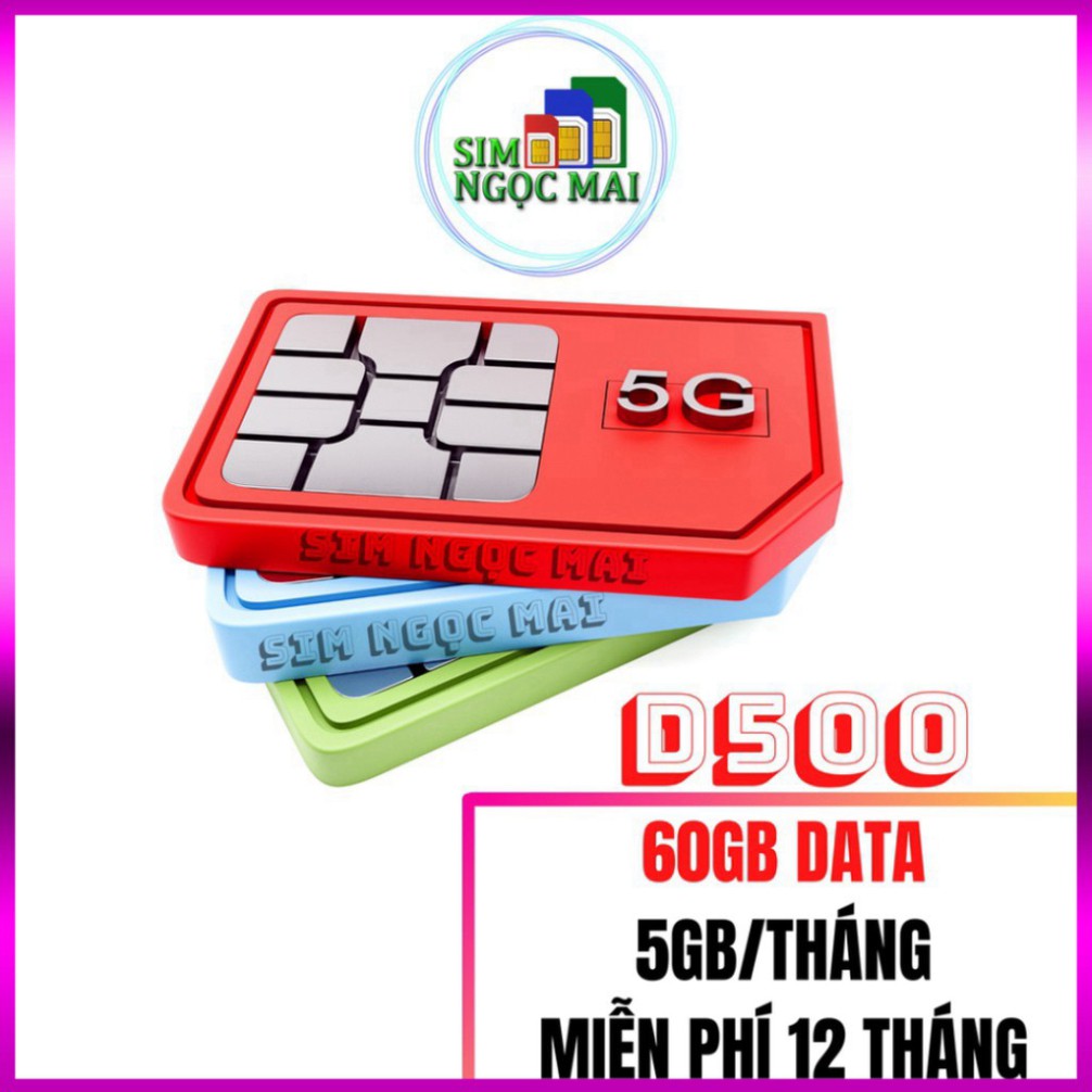 GIẢM GIÁ  [FREESHIP] Sim 4G Viettel D500 - D500T  4Gb/tháng Trọn Gói 1 Năm Không Nạp Tiền - NGHE GỌI ĐƯỢC GIẢM GIÁ