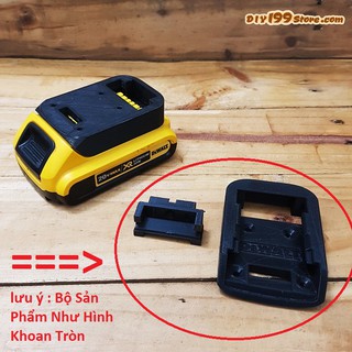 DIY Đế Chuyển Pin Dewalt 20V