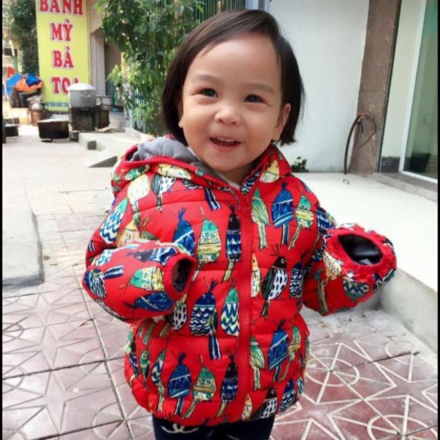 Áo khoác bông Mother Bear siêu nhẹ, siêu ấm