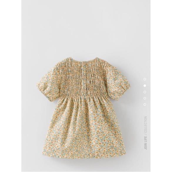 Váy hoa thô bé gái vợt sale