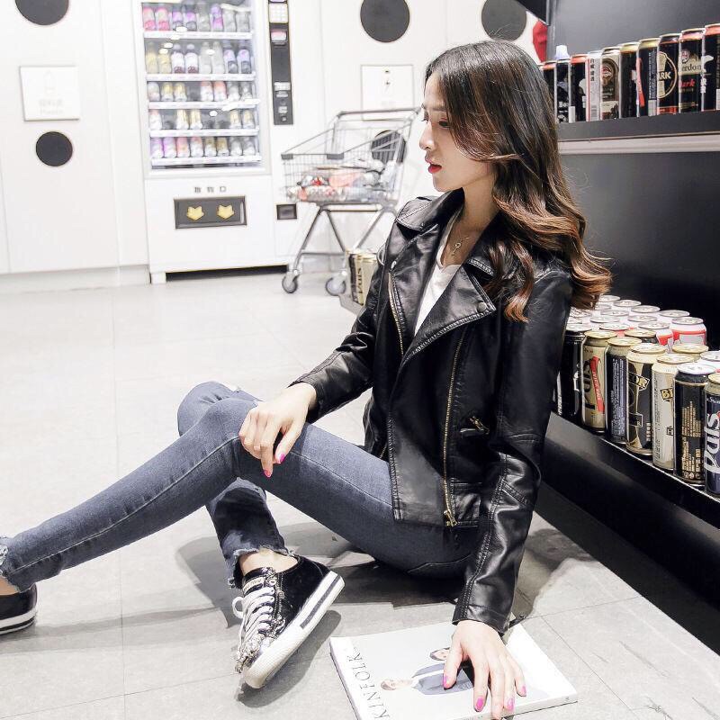 Áo khoác da nữ Hàng NK QCCC mẩu 3672