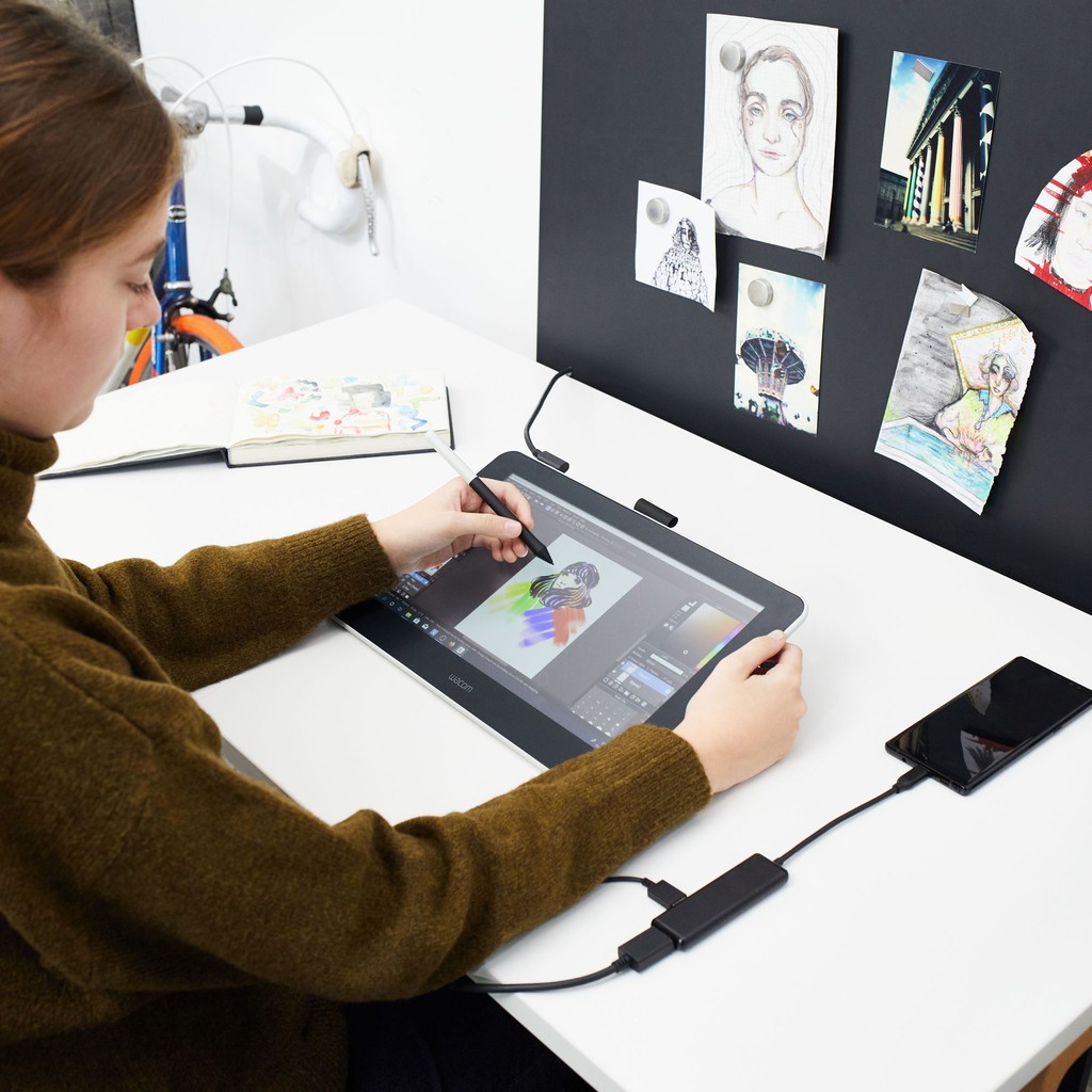 Bảng vẽ màn hình Wacom One (DTC133)