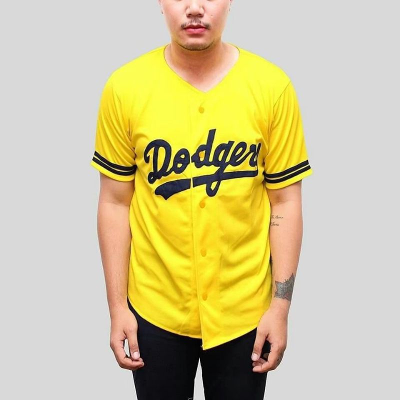 Dodgers Áo Bóng Chày Màu Vàng / Áo Thun Bóng Chày / Áo Thun unisex
