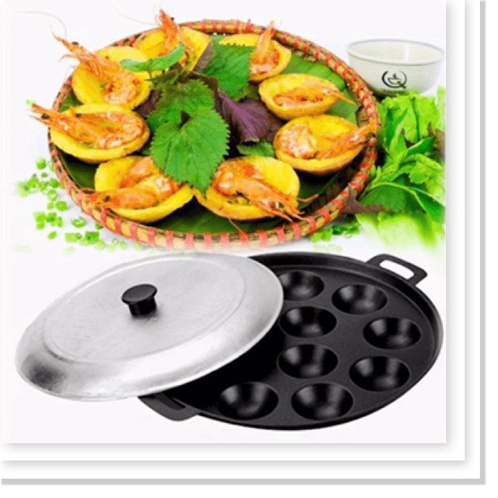 [SALE 10%] Khuôn đổ bánh khọt 8 lỗ