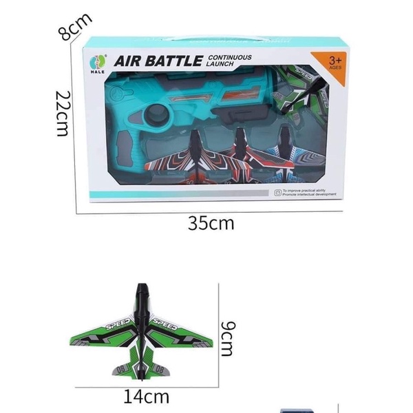 Đồ Chơi Súng Phóng Máy Bay Lượn Mô Hình Quà Cho Bé Trẻ Em Súng Đồ Chơi Bắn Máy Bay Dành Cho Trẻ Em