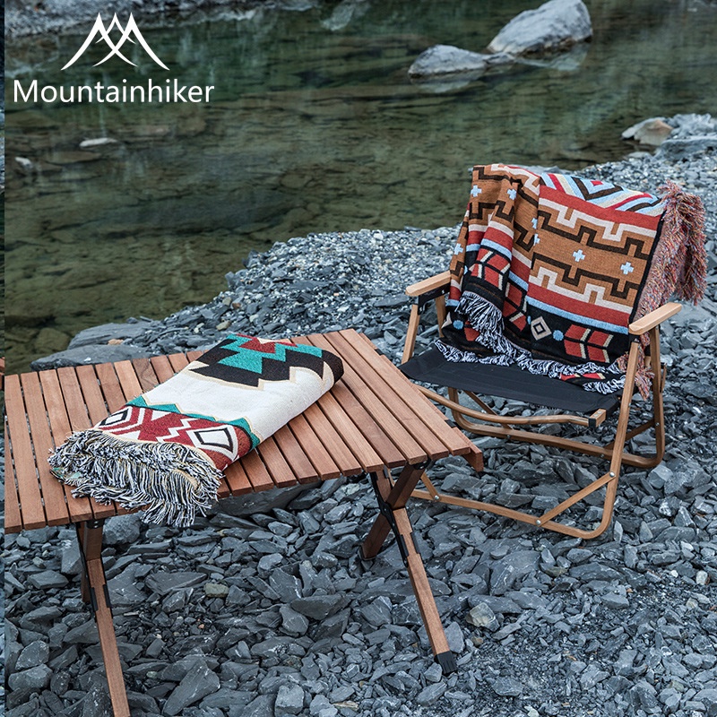 Thảm Dã Ngoại Thổ Cẩm Vải Kích Thước 90cm x 210cm - Thảm Cắm Trại Mông Cổ