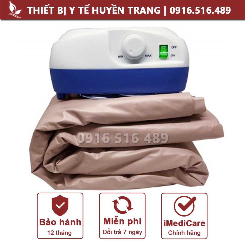 Nệm Hơi Chống Loét, Đệm Chống Loét IMEDICARE IAM-8P SINGGAPORE [BH 02 NĂM] Thiết Bị Y Tế Huyền Trang