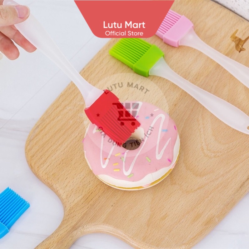 Chổi Quét Dầu Ăn, Cọ Phết Bề Mặt Làm Bánh Chuyên Dụng Bằng Silicon Có Thể Tháo Rời, Dễ Dàng Vệ Sinh,Tiện Lợi - Lutu Mart