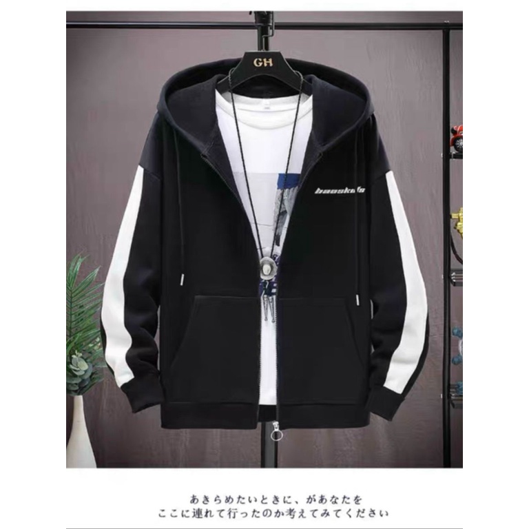 (HCM) ÁO KHOÁC NAM FORM RỘNG - THỜI TRANG HÀN QUỐC , SỌC TAY - SIÊU XỊN PHONG CÁCH HÀN QUỐC CHO CÁC ANH EM KM FASHION