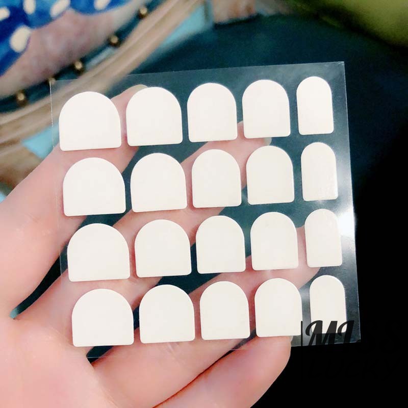 Set 10 băng dán hai mặt tự dính trang trí móng tay tiện dụng
