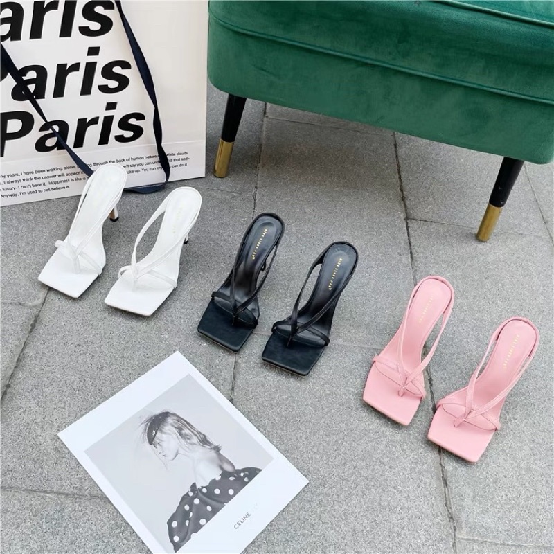 Guốc xỏ ngón cao cấp 8cm ảnh thật cuối