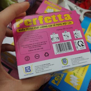 Hộp khẩu trang Perfetta 50 cái