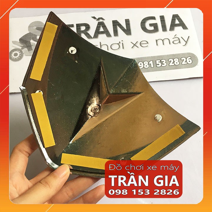 Mão ốp đầu xe sirius fi xi mạ crom bản phun xăng điện tử