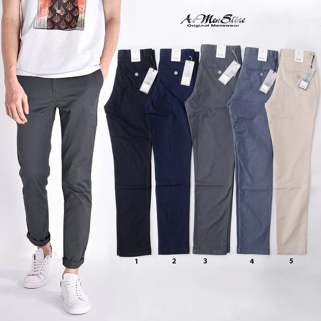 QUẦN CÔN KAKI CO DÃN GHI NHẠT ROUTINE