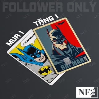 BATMAN - Decal Sticker Trang Trí Thẻ ATM (Thẻ Chung Cư, Thẻ Xe, Credit, Debit Cards) - NF2