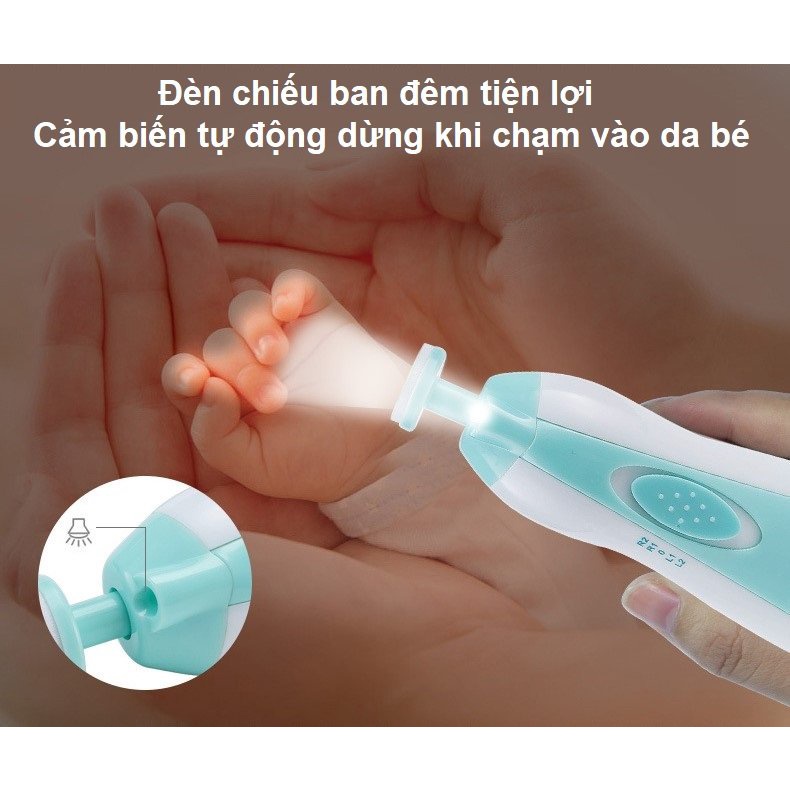 Máy cắt móng tay điện đa năng tự động an toàn cho bé [bảo hành 6 tháng]