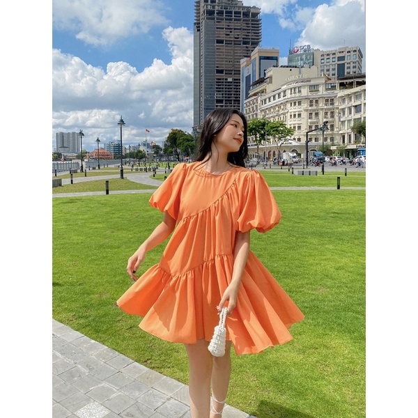 Đầm babydoll bèo xéo nhiều tầng MIEU - HN25