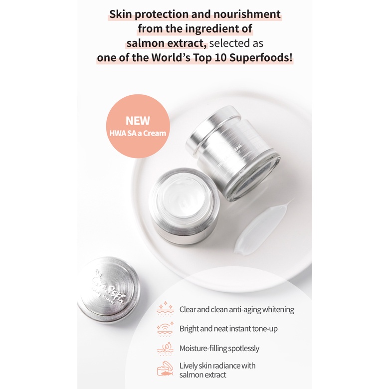 CRE8SKIN Kem Dưỡng Trắng Da Chống Nếp Nhăn CRE8SKIN HWA SA Cream 80g