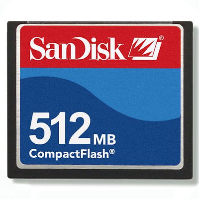 Thẻ Nhớ CF 512MB Hiệu SanDisk Tốc Độ Cao