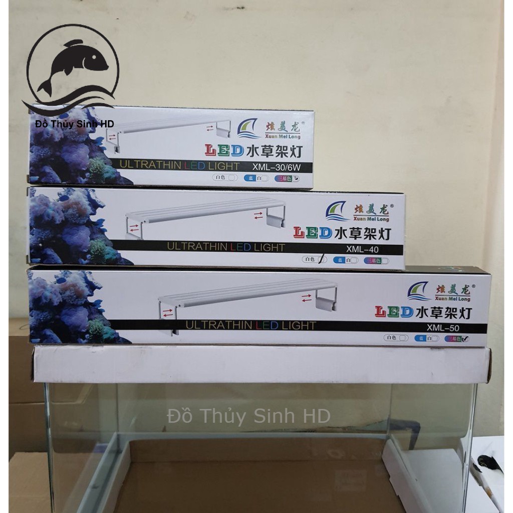 Đèn LED bể cá XML LED bể thủy sinh Đèn led XuanMeiLong đổi màu cho bể cá cảnh