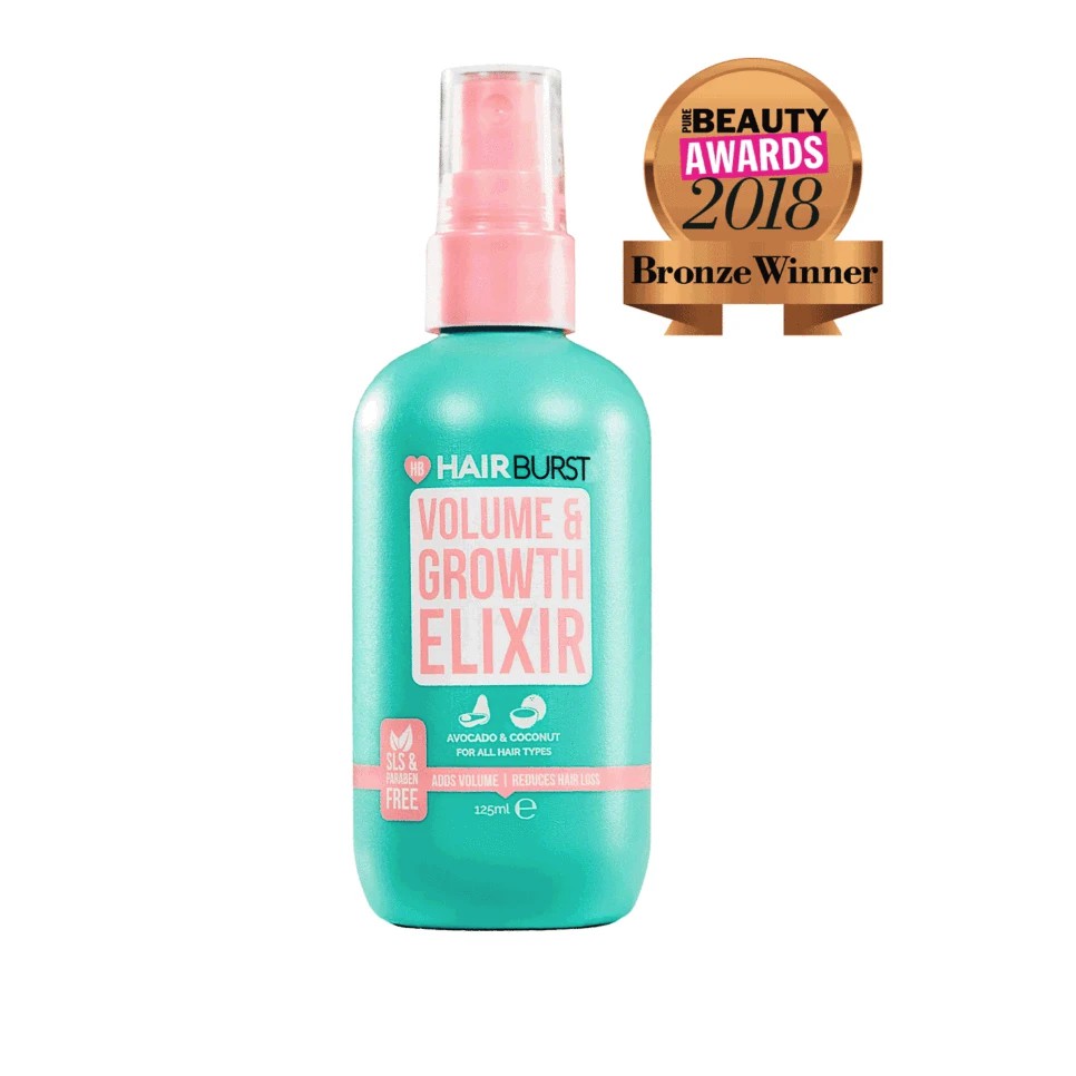 Xịt Dưỡng Tóc Hairburst Tạo Phồng Và Kích Thích Mọc Tóc - Hairburst Volume & Growth Elixir 125ml | BigBuy360 - bigbuy360.vn