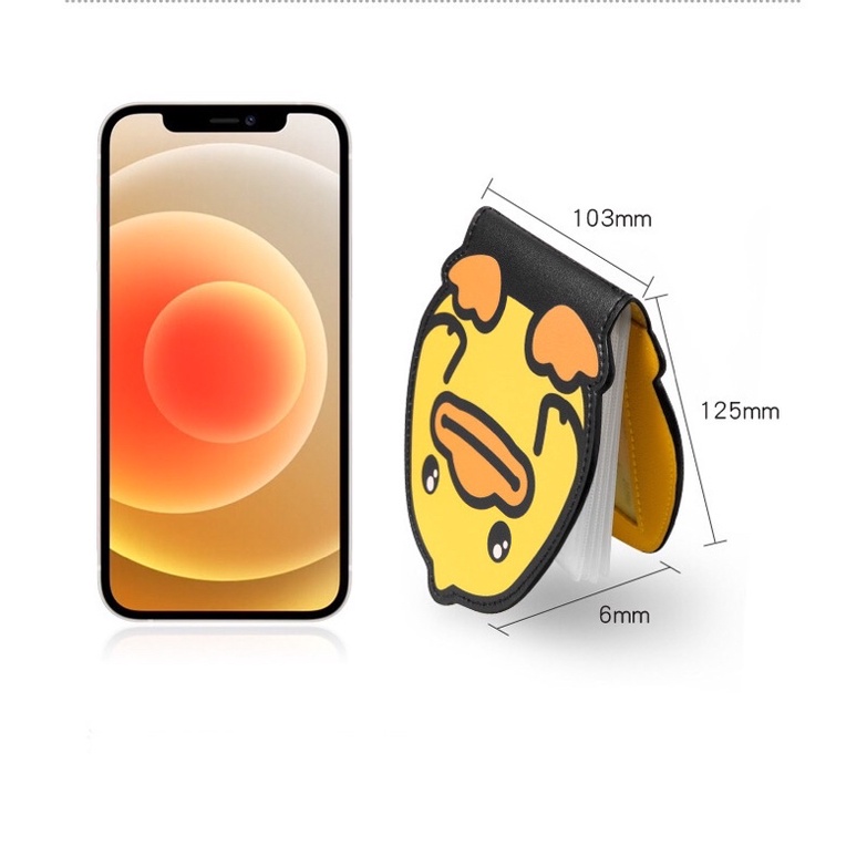 VÍ DA ĐỰNG THẺ CARD HÌNH VỊT NGỘ NGHĨNH