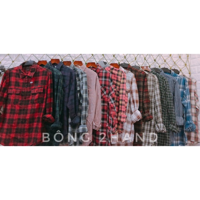 SƠ MI FLANNEL SI FORM ÂU 79.000