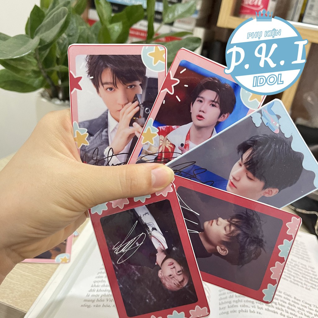 Bộ Card Cứng In Hình Nhóm Nhạc TFBoys –Các Thành Viên TFBoys Bo Góc Sang Trọng