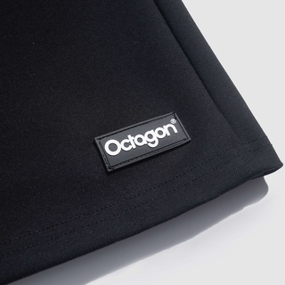 Quần Short Đùi Basic Octagon Logo - Hàng Chất Lượng Màu Đen Form Unisex