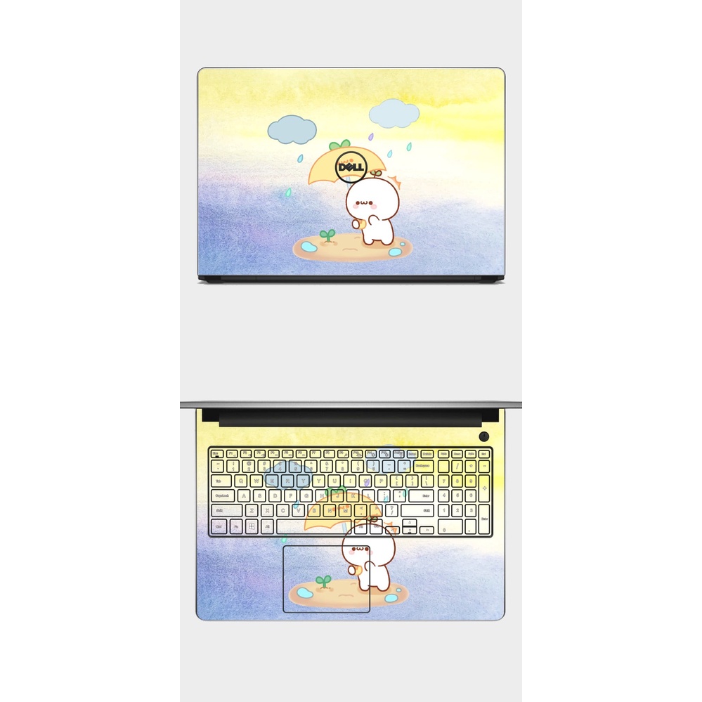 Skin dán Laptop in hình bé mầm cute. Đủ các dòng máy: Dell, Asus, Acer,... In hình theo yêu cầu