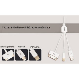 Cáp Pisen 3-in-1
