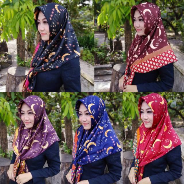 Khăn trùm đầu Hijab hình vuông Maxmara