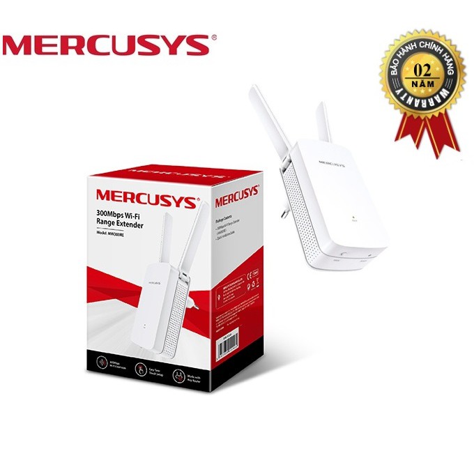 Bộ kích sóng wifi tốc độ 300Mbps Mercusys MW300RE | BigBuy360 - bigbuy360.vn