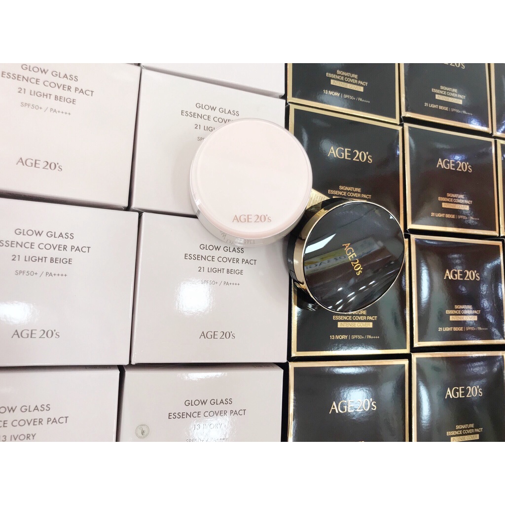 Phấn nước AGE 20'S - Phấn Tươi Age 20's Essence Cover Pact Original SPF 50+ PA+++